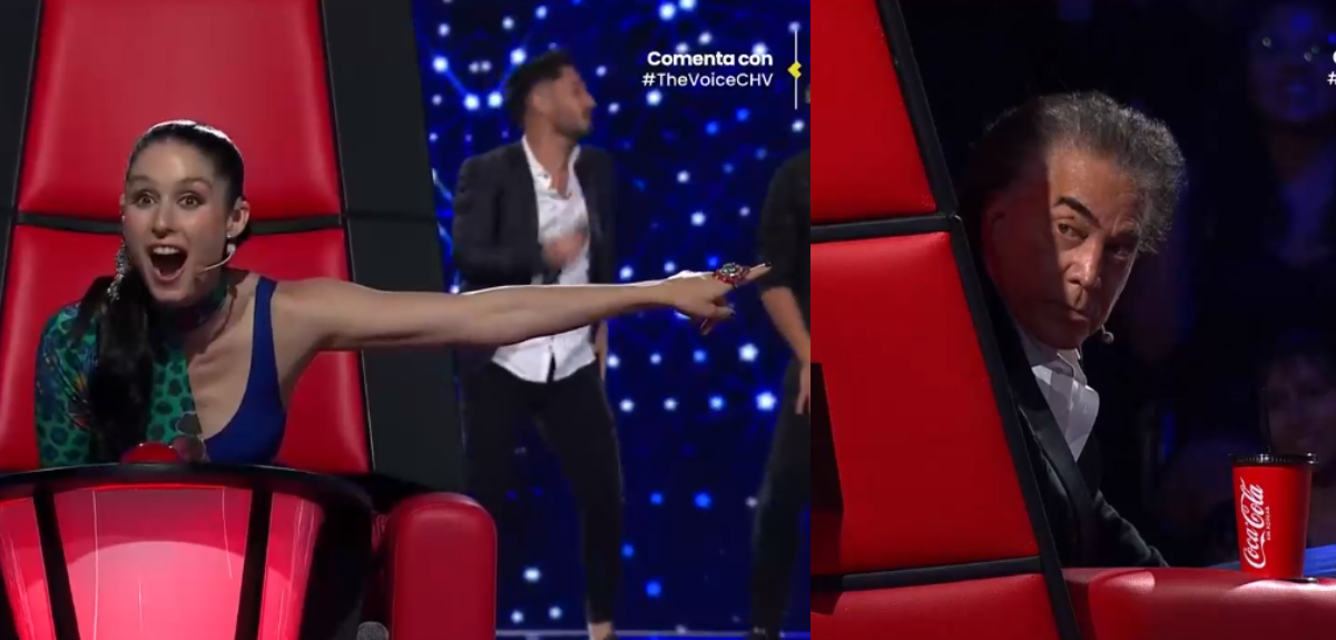 'Puma' Rodríguez miró a participantes de 'The voice' sin girar su asiento: Fran Valenzuela lo acusó