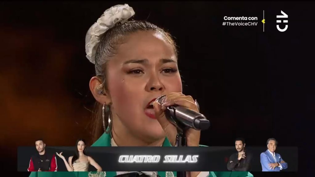 ranchera Iloca giró cuatro sillas The Voice