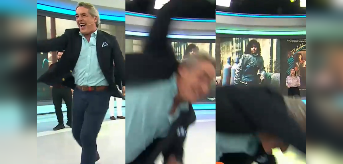 El divertido chascarro que sufrió José Luis Repenning en pleno matinal: 