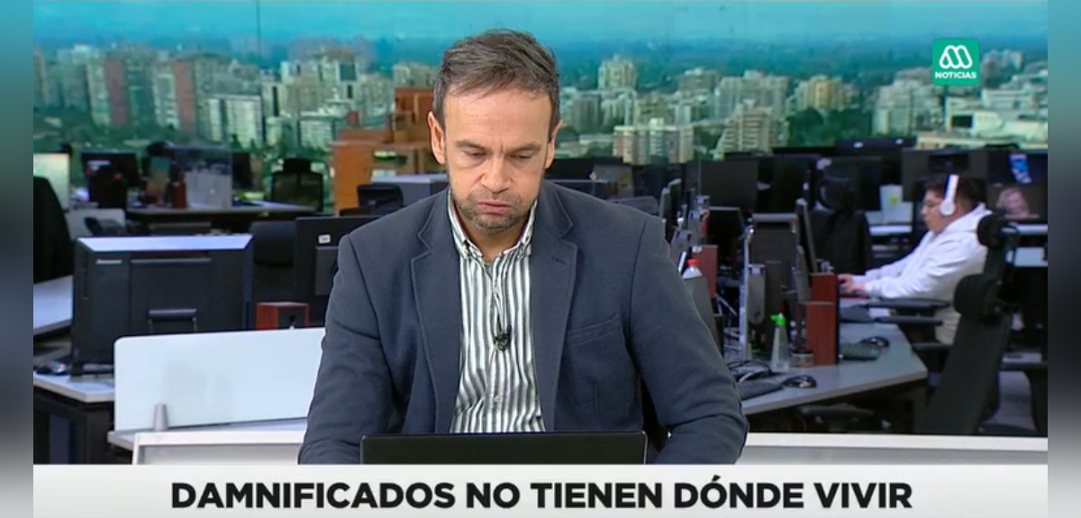 Rodrigo Sepúlveda hizo alto en noticiero por daños en viviendas de emergencia: 