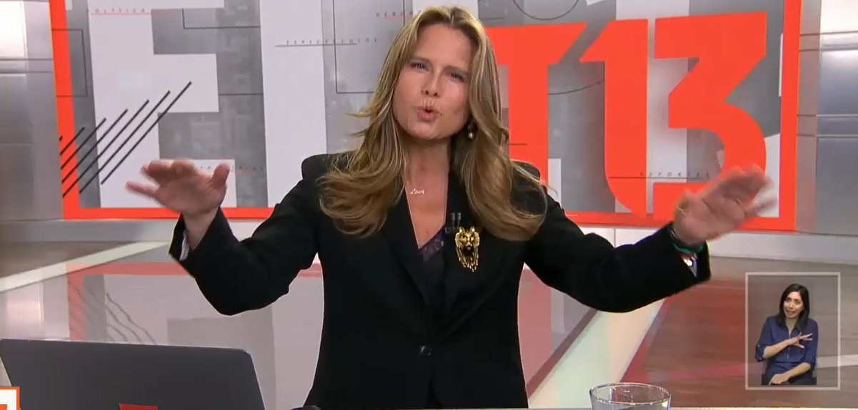 Soledad Onetto protagonizó cómico momento en T13 Central al cantar como Shakira: 