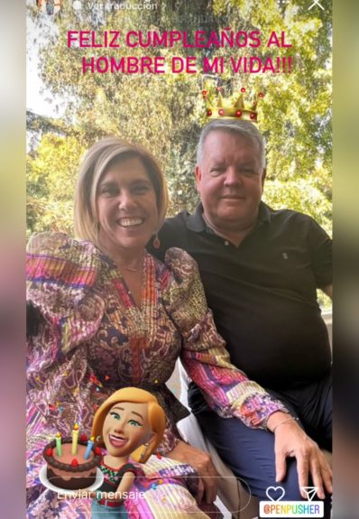 Vivi Kreutzberger saludó a esposo por cumpleaños