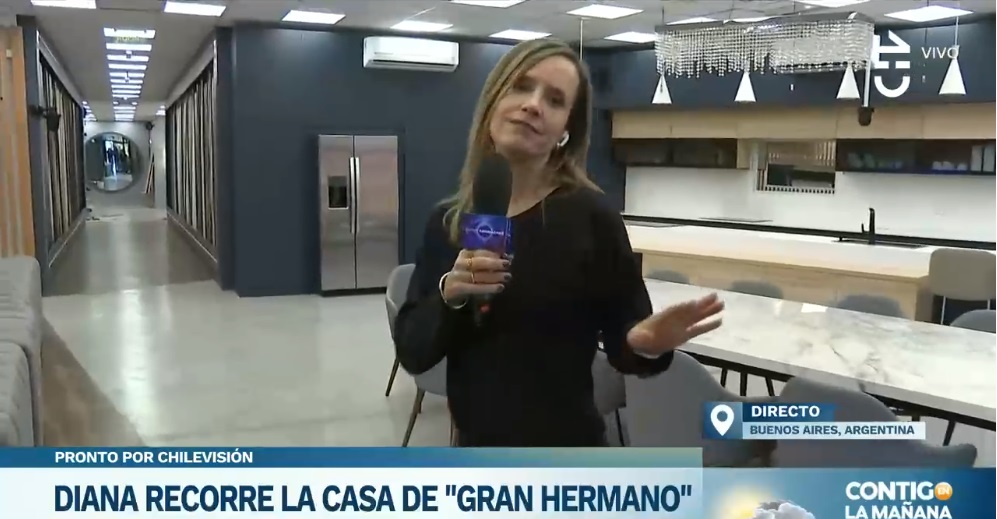 Diana Bolocco recorrió la casa de Gran Hermano en Buenos Aires: tiene solo un baño