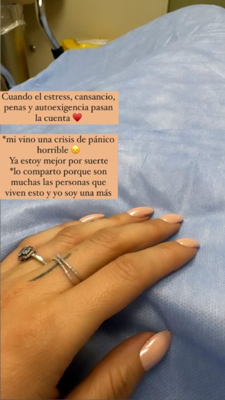 Daniela Castro preocupó a sus seguidores tras subir foto internada: “Hace años no me pasaba esto”