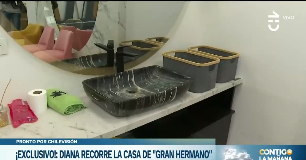 Diana Bolocco recorrió la casa de Gran Hermano en Buenos Aires: tiene solo un baño