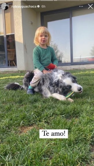 Javiera Acevedo hijo