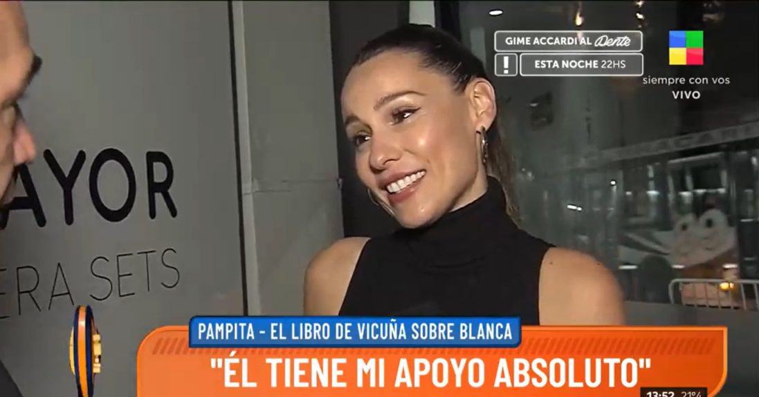 Pampita se refirió a Benjamín Vicuña