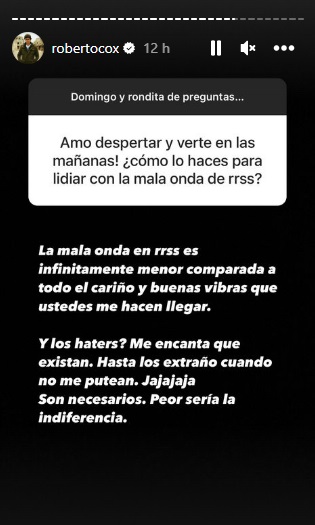 Roberto Cox | Instagram