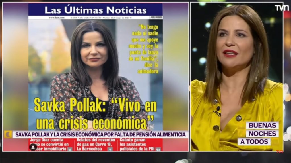 Savka Pollak en Buenas Noches a Todos