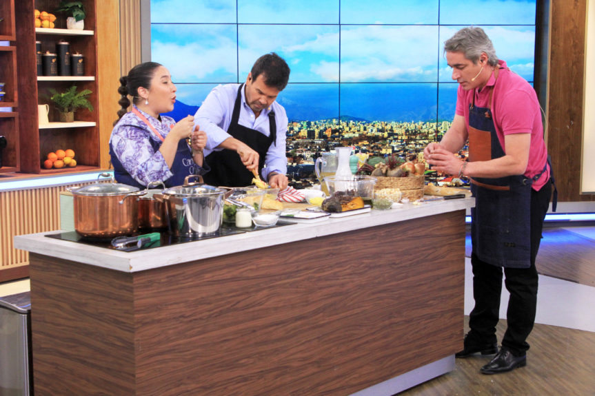 Sección de cocina del matinal Tu Día