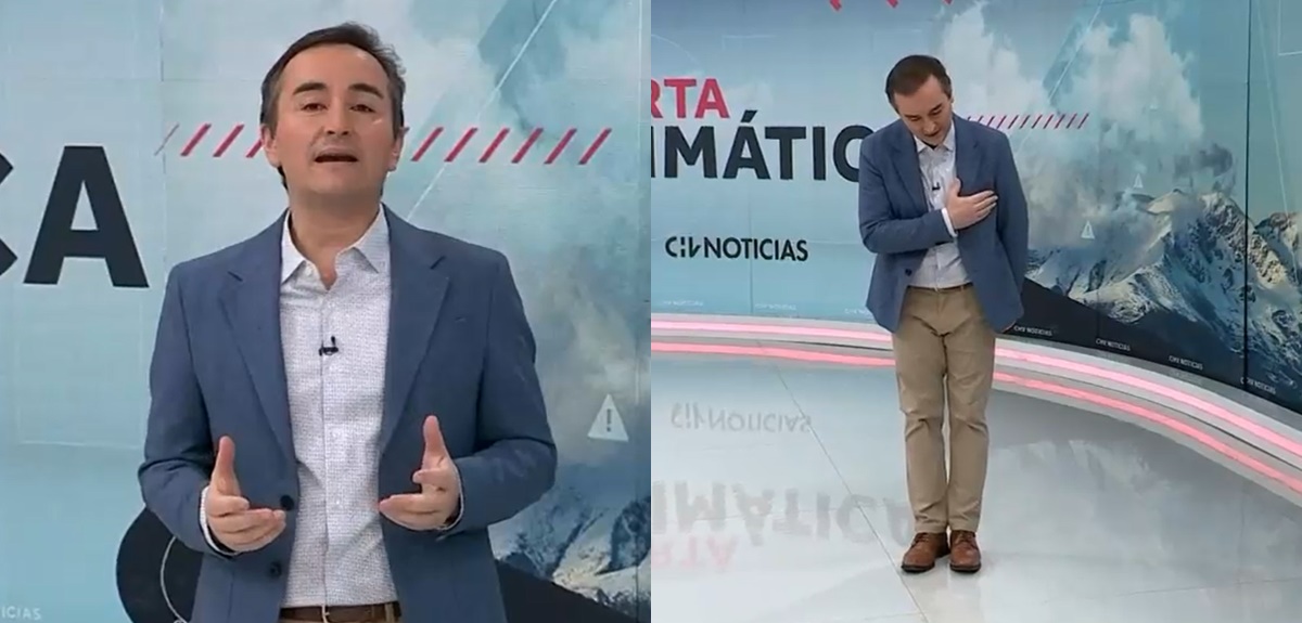 Sorpresiva despedida de Alejandro Sepúlveda de Alerta Climática en CHV: 