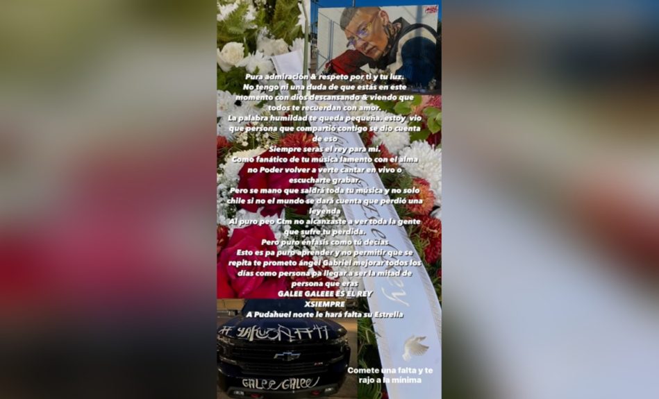 Bastián Muñoz despide a Galee Galee