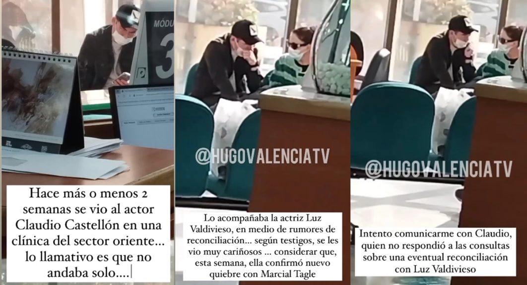 Paparazzean a Luz Valdivieso y Claudio Castellón en medio de rumores de reconciliación
