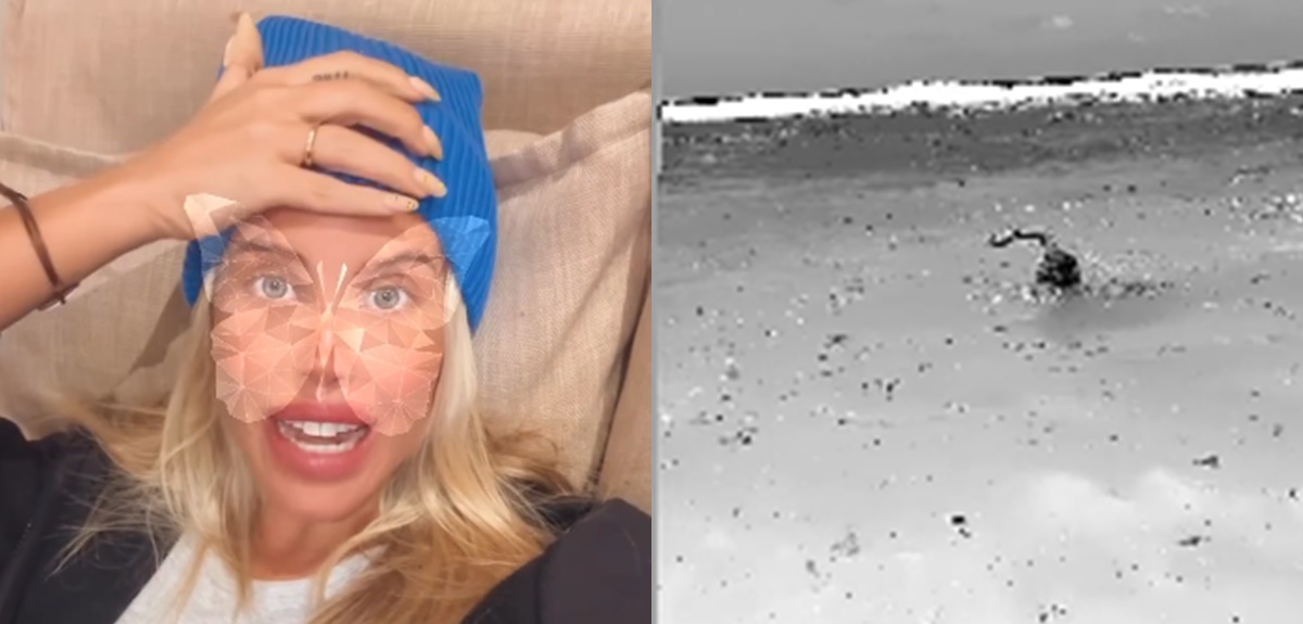 Coté López vivió minutos de terror al 'escapar' de un tiburón durante sus vacaciones: 