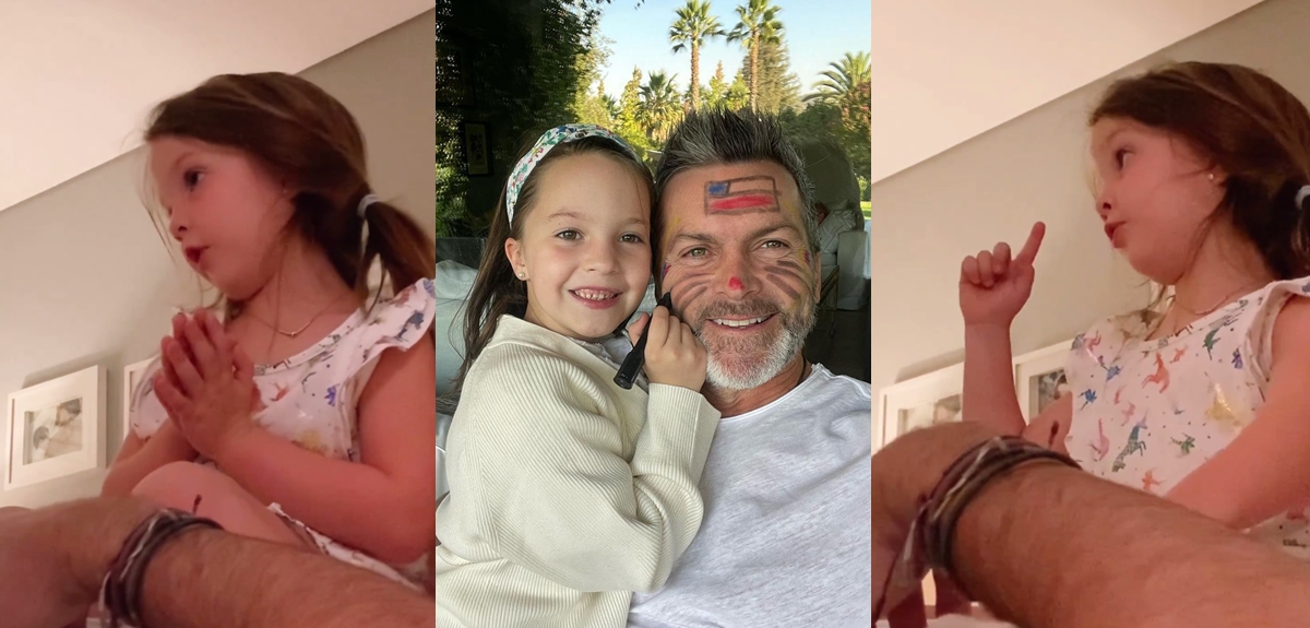 Cristián Sánchez enterneció con video en el que hija le 'habla' a la casa: 