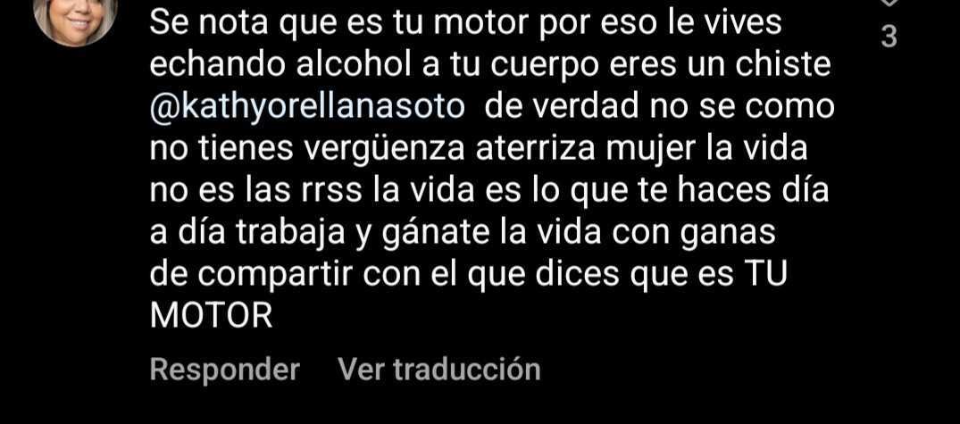 Crítica a Katherine Orellana