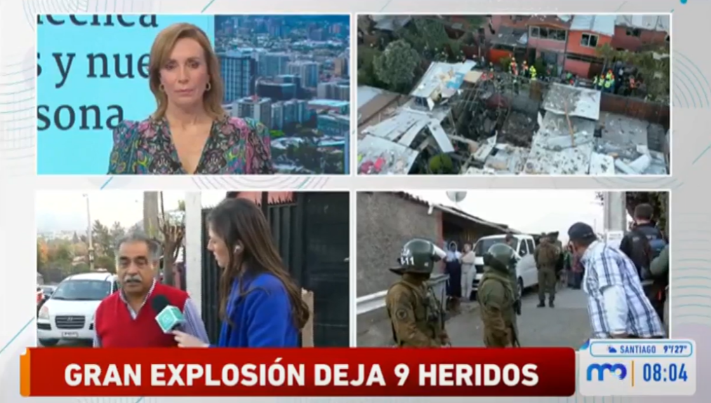 Explosión en Lo Barnechea