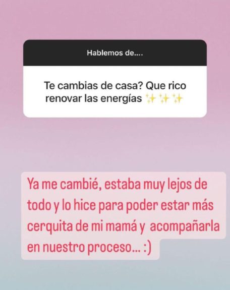 Gissella Gallardo reveló la sensible razón por la que se mudó de la casa que compartía con Pinilla