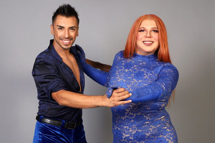 imitador Luis Jara Aquí se baila Laura Bell transformista