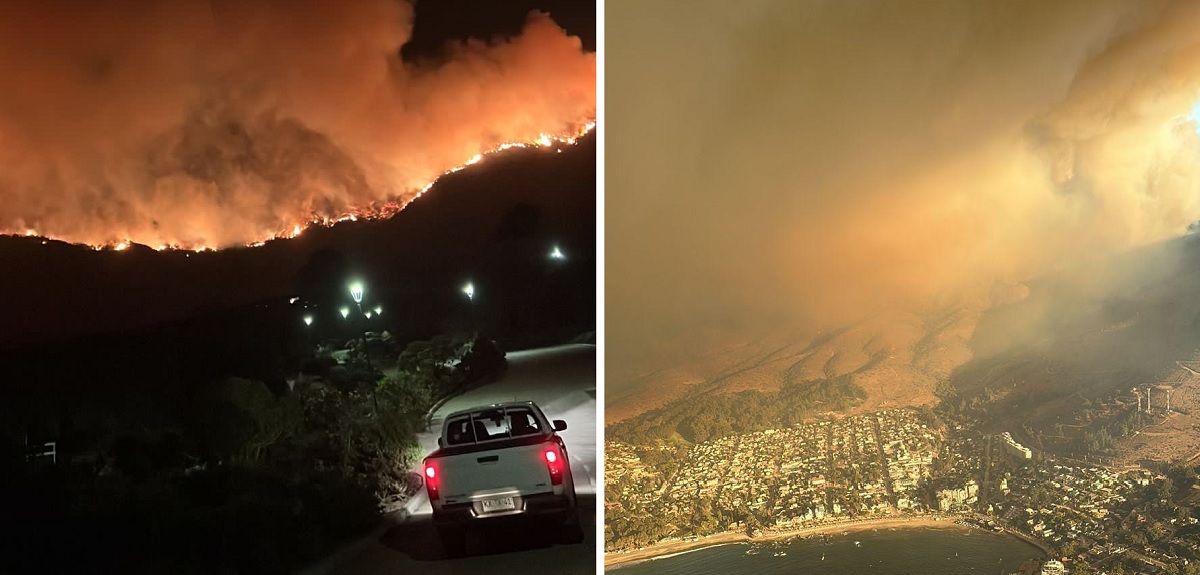 Incendio forestal en Zapallar y Papudo ha consumido cerca de 350 hectáneas: CONAF llamó a la calma