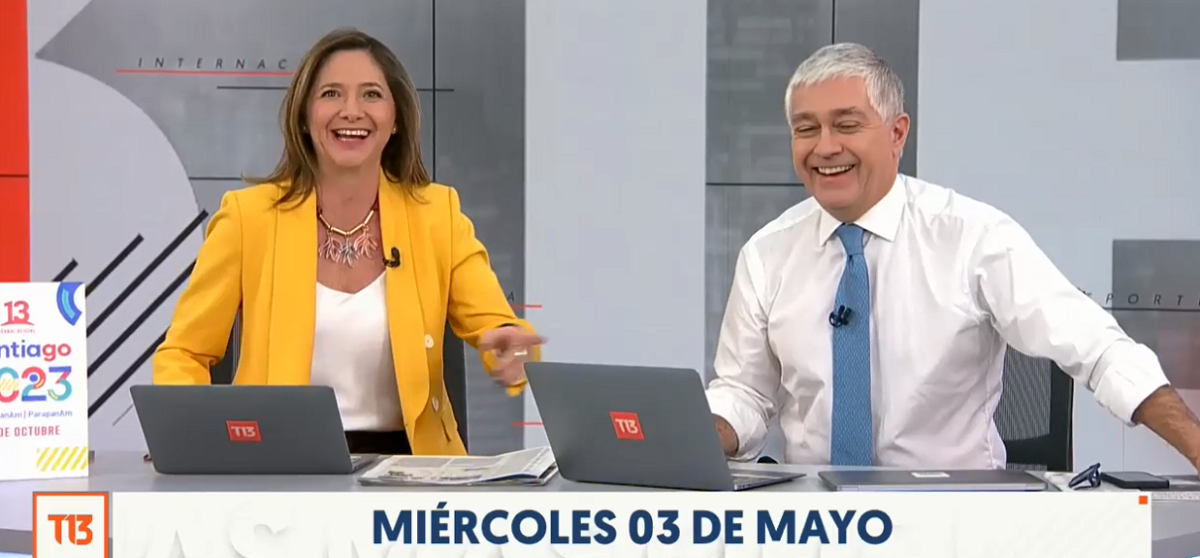 Mónica Pérez sorprendió con saludo de cumpleaños en vivo a Iván Valenzuela: "No quería que lo dijera"