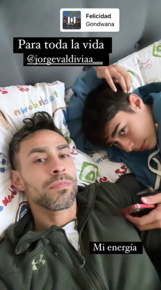 Jorge Valdivia reapareció en redes.