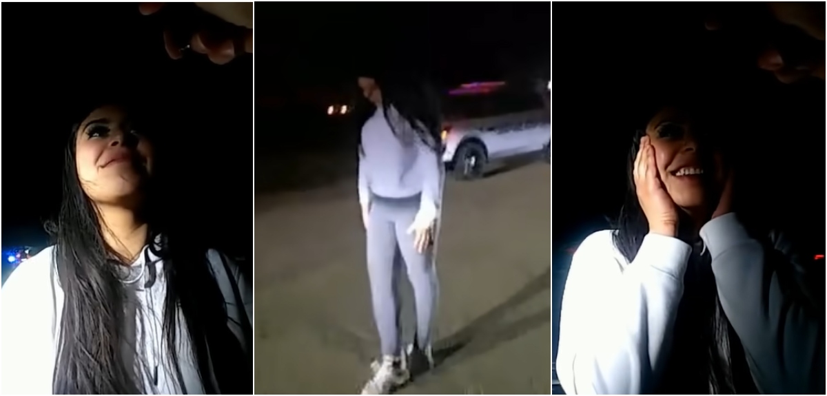 Joven ebria atropelló y mató a dos personas en EEUU: video de alcotest la muestra riendo