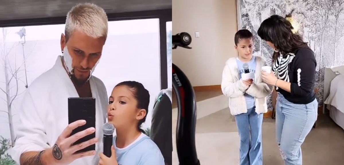 JP Cretton trabajó por primera vez con su hija y chocheó con tiernos videos: 