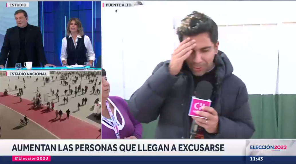 JP Queraltó "cortó" a señora tras obsceno exabrupto durante despacho en vivo: "Viejo cu..."