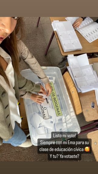 Hija de Loreto Aravena