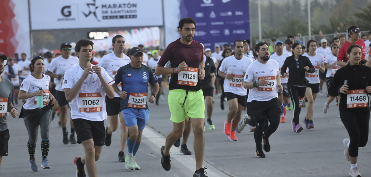 Maratón de Santiago genera diversos tacos: conoce los cortes y desvíos de tránsito por el evento
