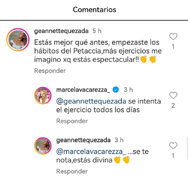 Marcela Vacarezza bikini ejercicio