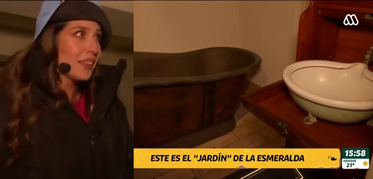 María José Quintanilla quedó sorprendida con baño de la Esmeralda: 