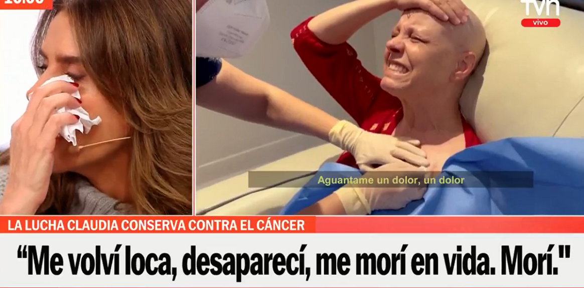 María Luisa Godoy emocionada al hablar en el Buenos días a todos