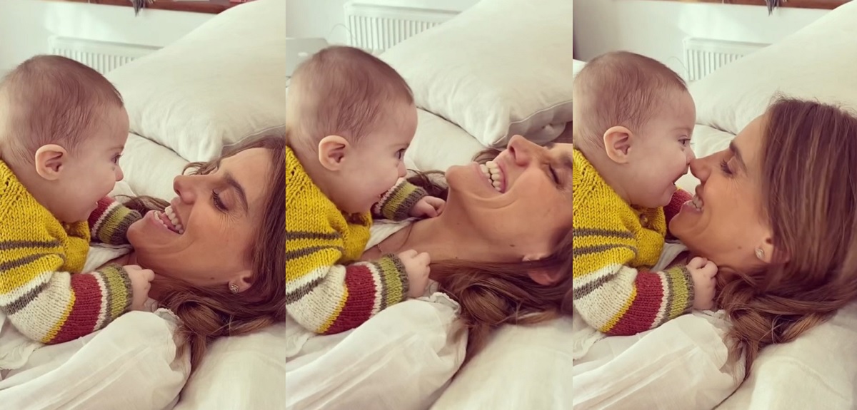 Mari Godoy grabó adorable risa de su hijo Domingo en tierno video: 
