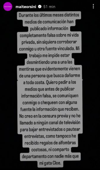 diputada Maite Orsini mensaje telefonazo