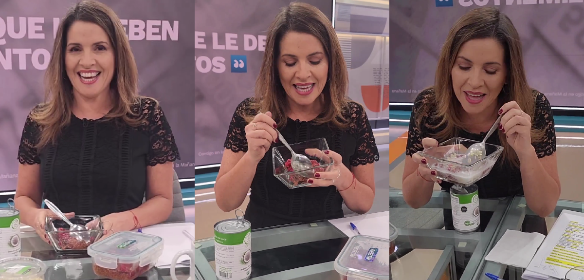 ¿Carne molida?: Monse Álvarez mostró qué desayuna mientras Contigo en la Mañana está en comerciales