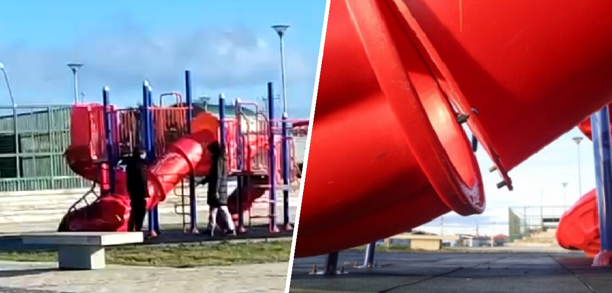 Alcalde de Punta Arenas contó qué pasará con daños al tobogán donde se atascó el Presidente Boric