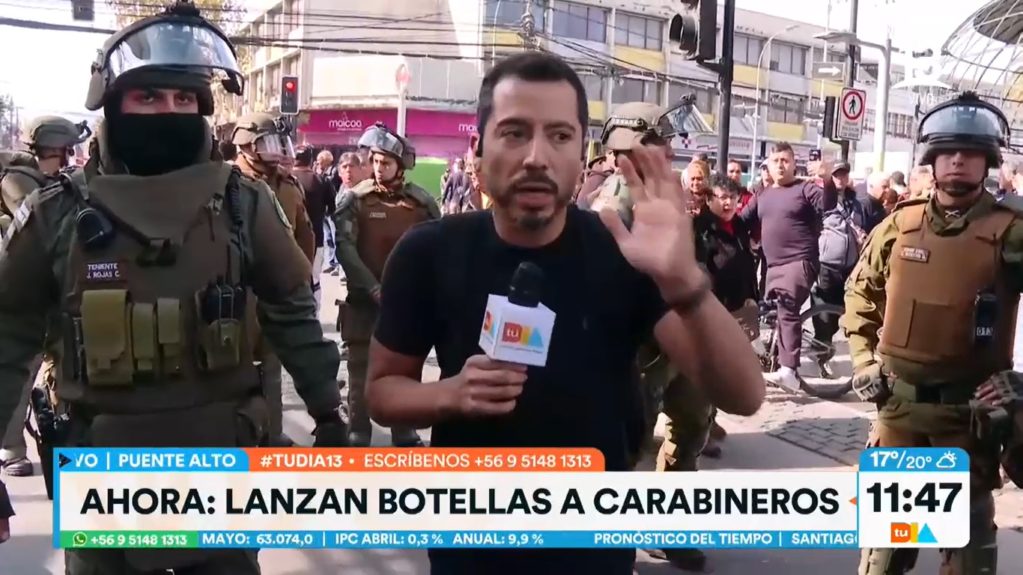 Periodista Rodrigo Pérez sufrió agresión