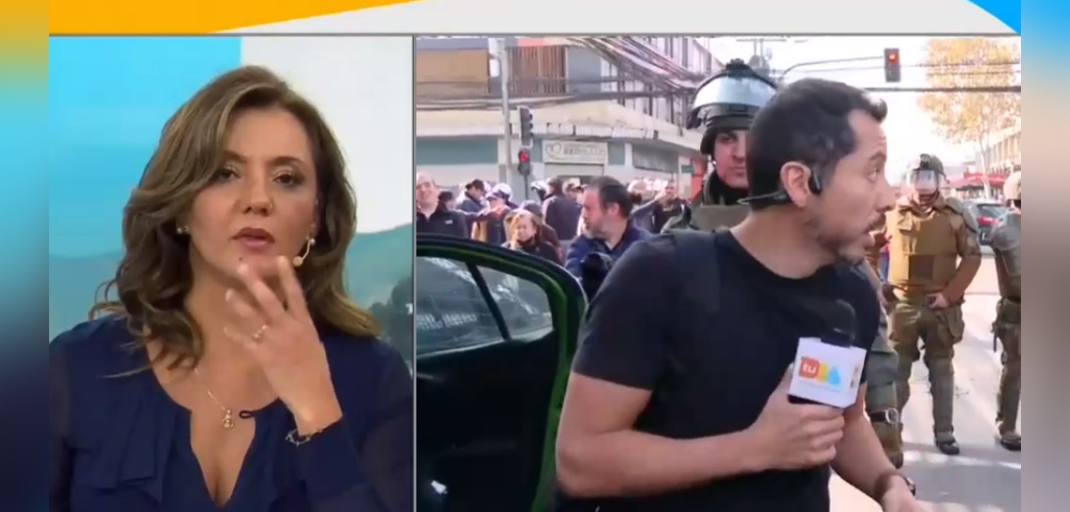 Periodista de Tu Día sufrió agresión durante operativo policial: 