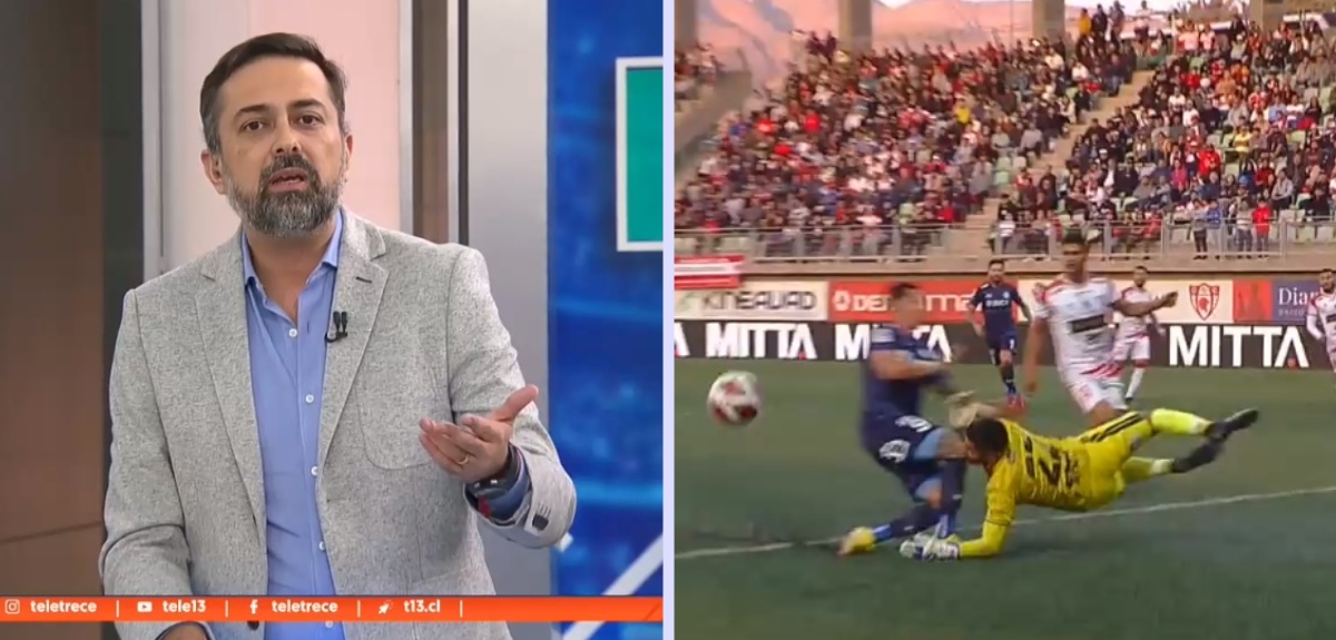 Periodista de T13 se disculpó por comentario sobre grave lesión de arquero: 