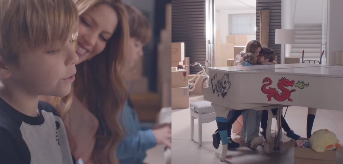Shakira mostró el gran talento de sus hijos en video de su nueva canción: 