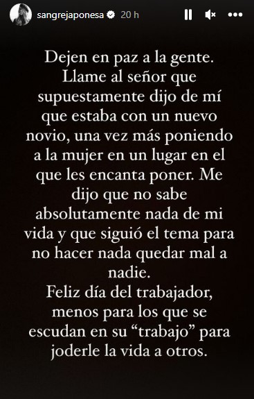 China Suárez se indignó tras ser vinculada con hombre de 60 años: “Dejen en paz a la gente”