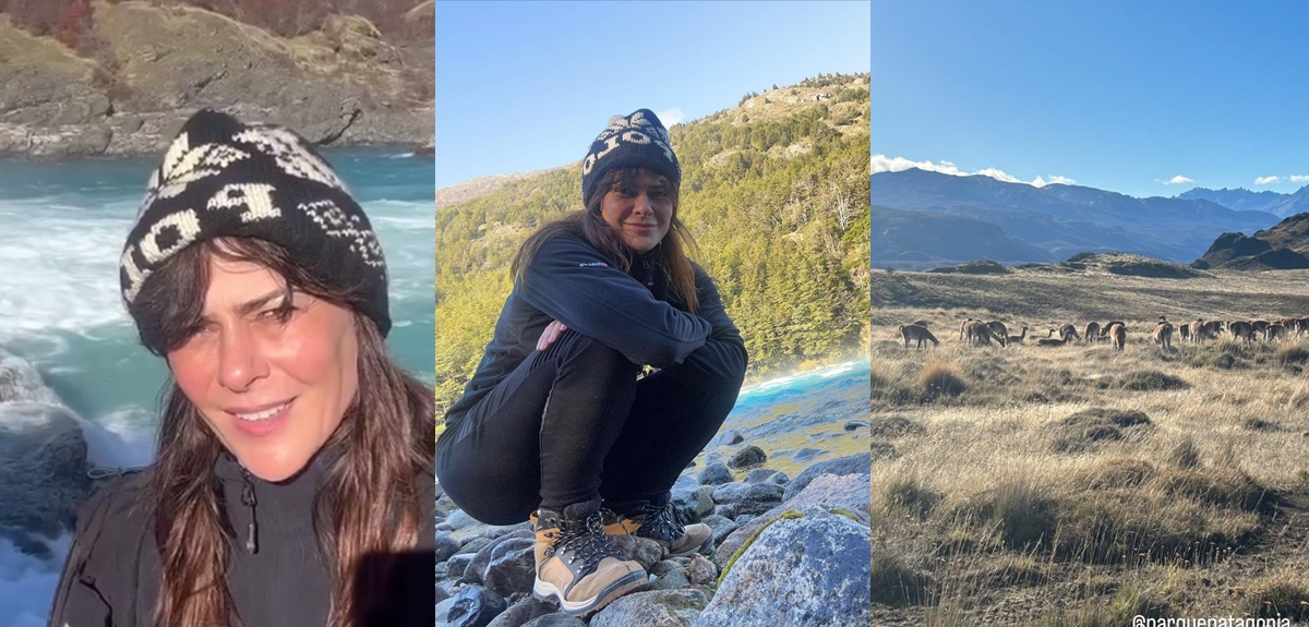 Tonka Tomicic publicó imágenes de su cuarto día por el sur: 