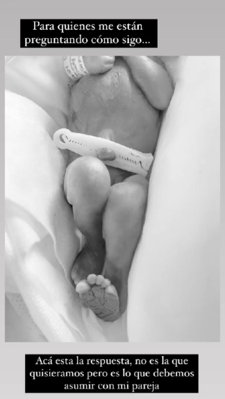 Vanesa Borghi anunció la sensible pérdida de su embarazo.