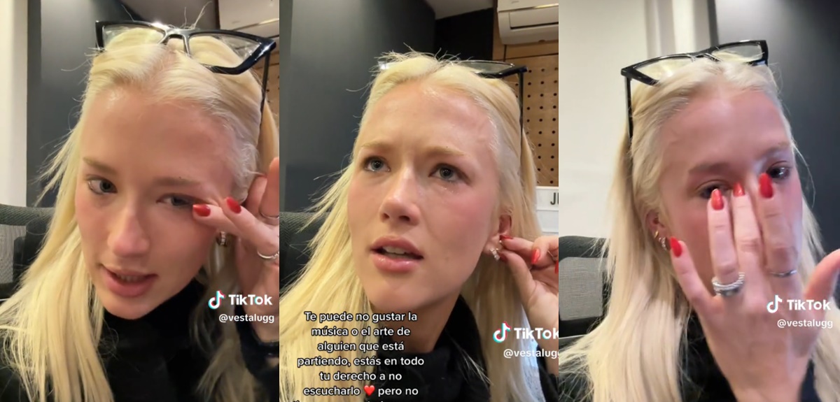 Vesta Lugg se quebró ante burlas por su show con poco público en el Movistar Arena: 