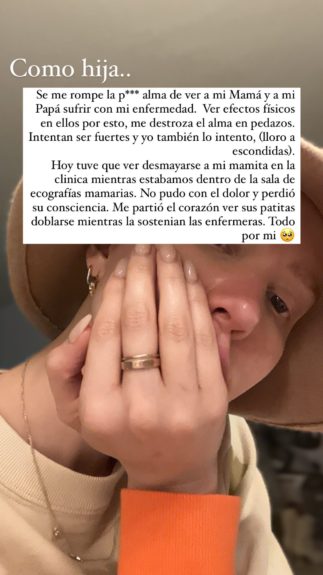 Aylén Milla expuso cómo sus padres enfrentan su enfermedad