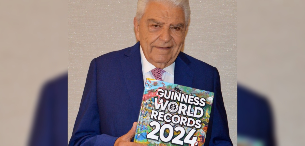 Don Francisco obtuvo 2 récord Guinnes por su 