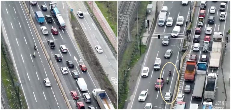 Mujer en trabajo de parto circuló contra el tránsito en San Pedro de la Paz: Carabineros la escoltó