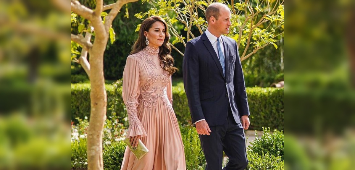 Kate Middleton habría ignorado gesto de William durante la boda del príncipe de Jordania